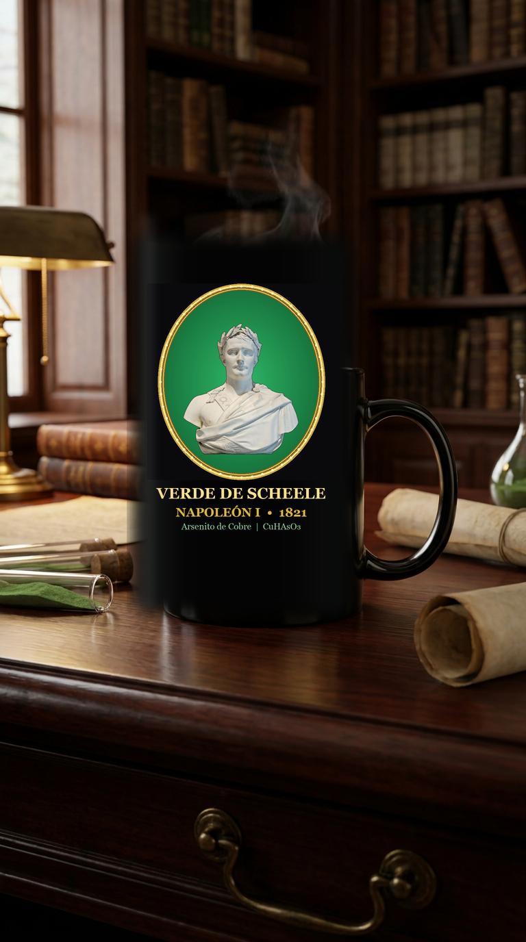 Taza de Cerámica Verde de Scheele